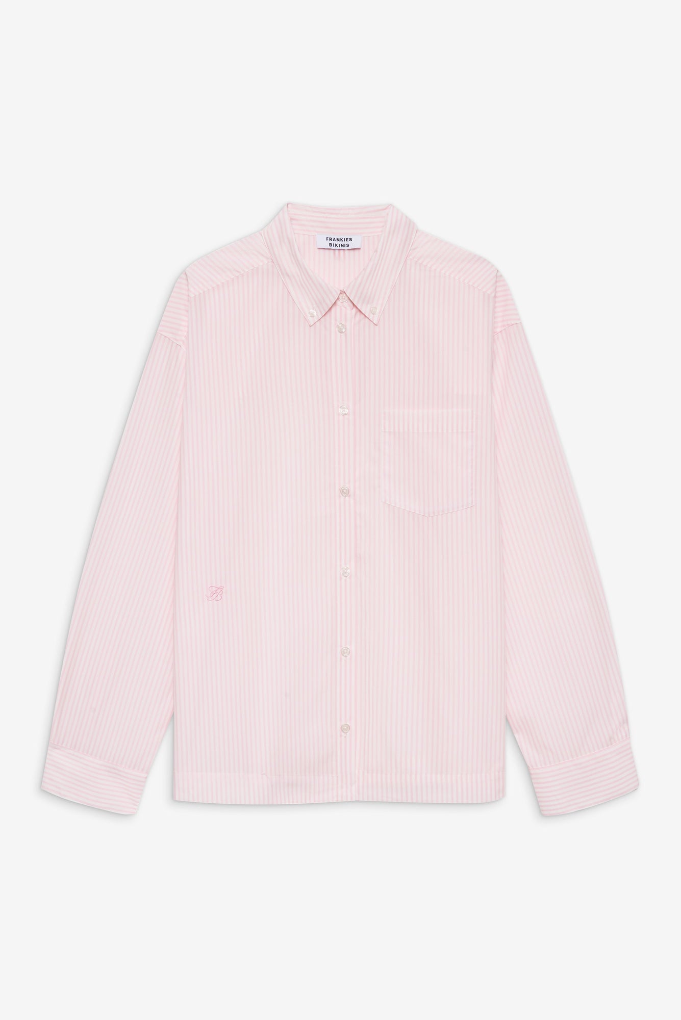 Ralph Long Sleeve Sleep Shirt | Pink Stripe