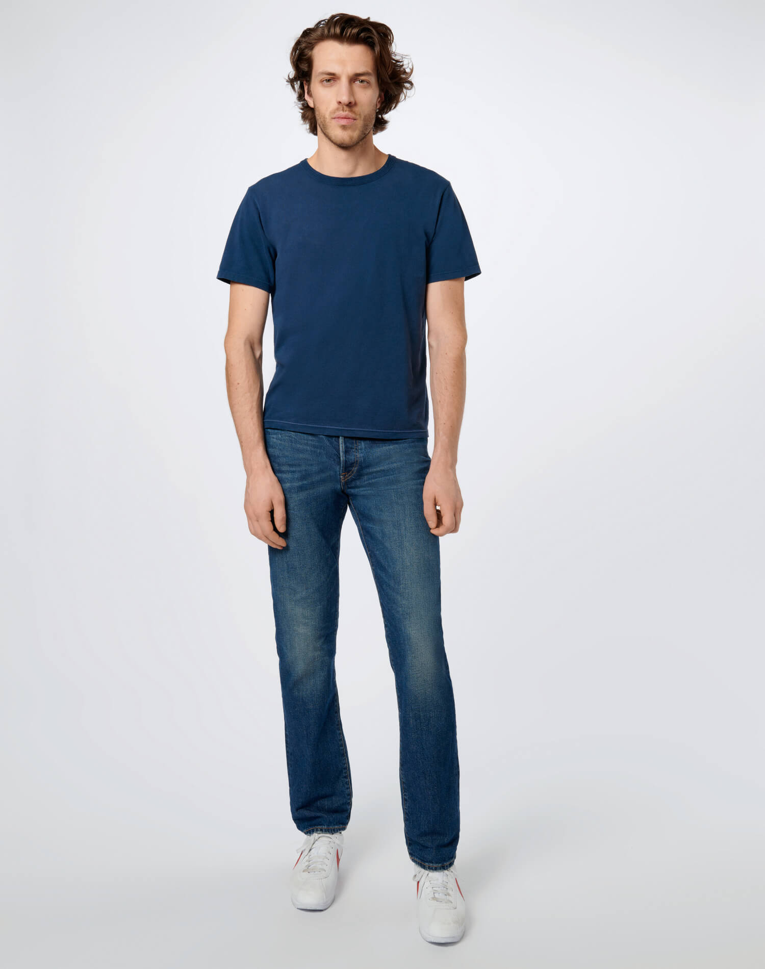 Long Modern Tee | Vintage Captain Blue