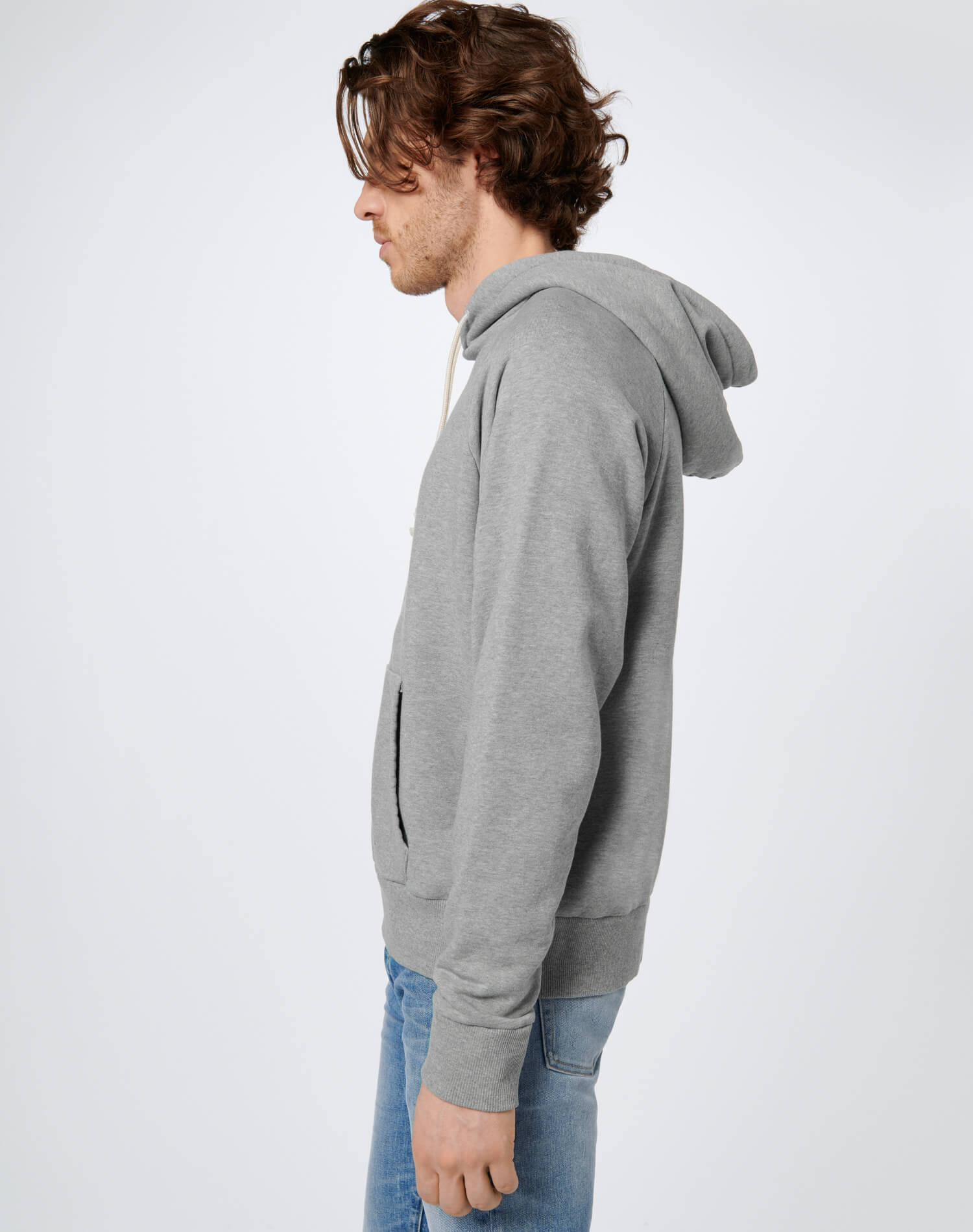 60s Raglan Hoodie | Heather Grey