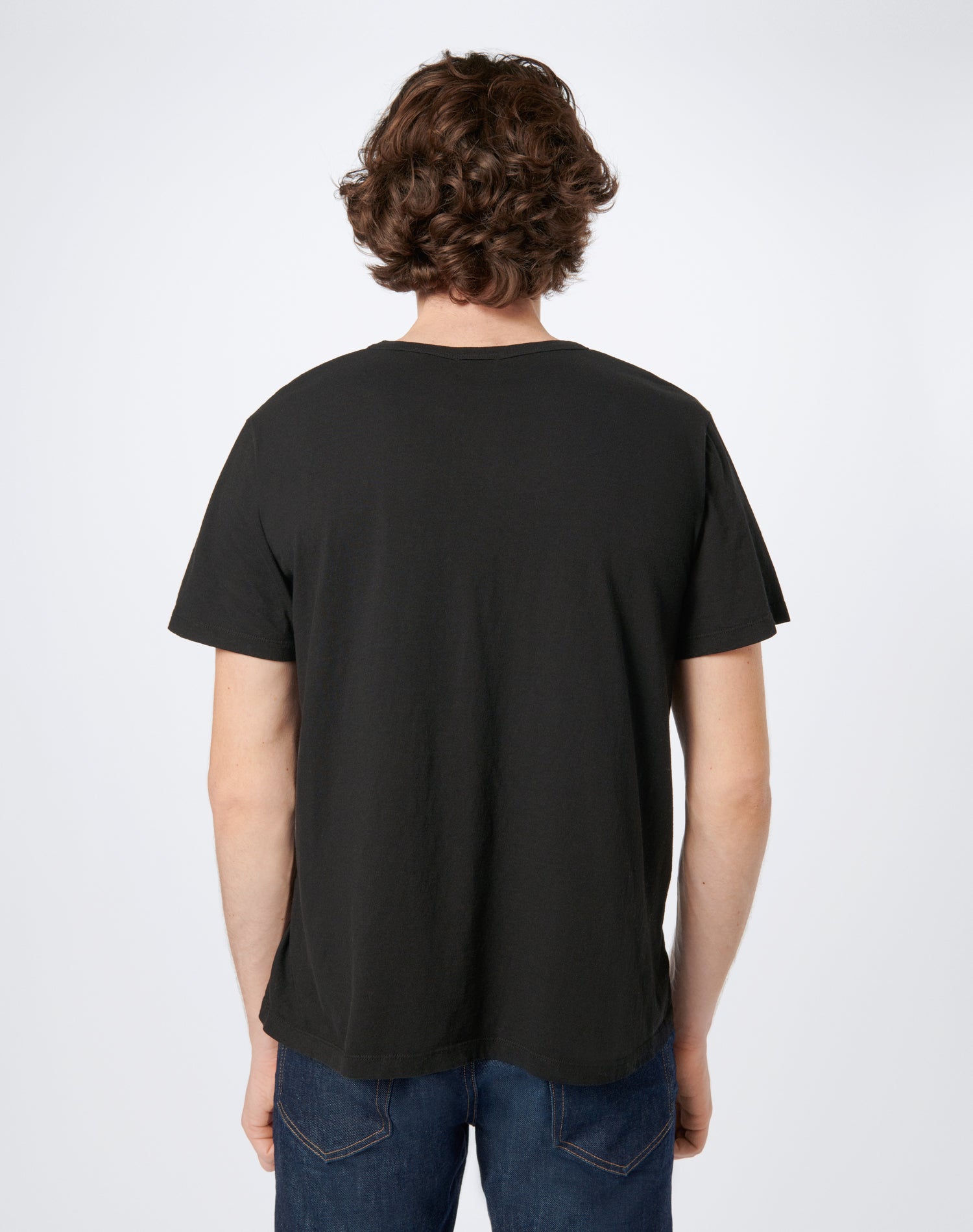 Long Modern Tee | Black