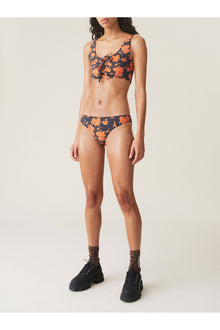 Recycled Floral Bikini Briefs | Phantom (V1)
