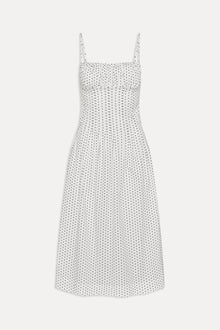 Reign Polka Dot Maxi Dress White Polka Dot
