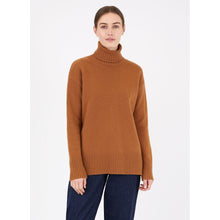 Relaxed Roll Neck Jumper | Women | Mushroom