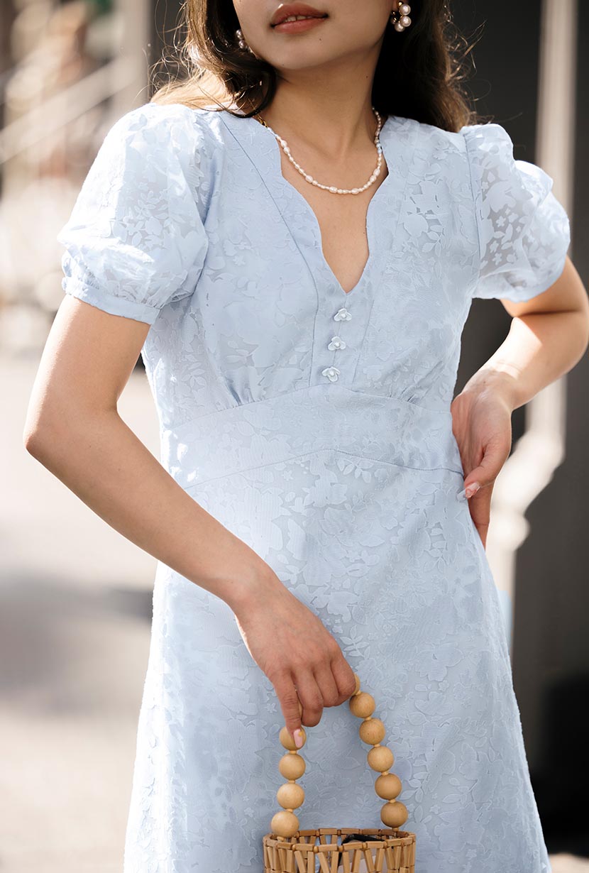 Reverie Dress | Sky Organza