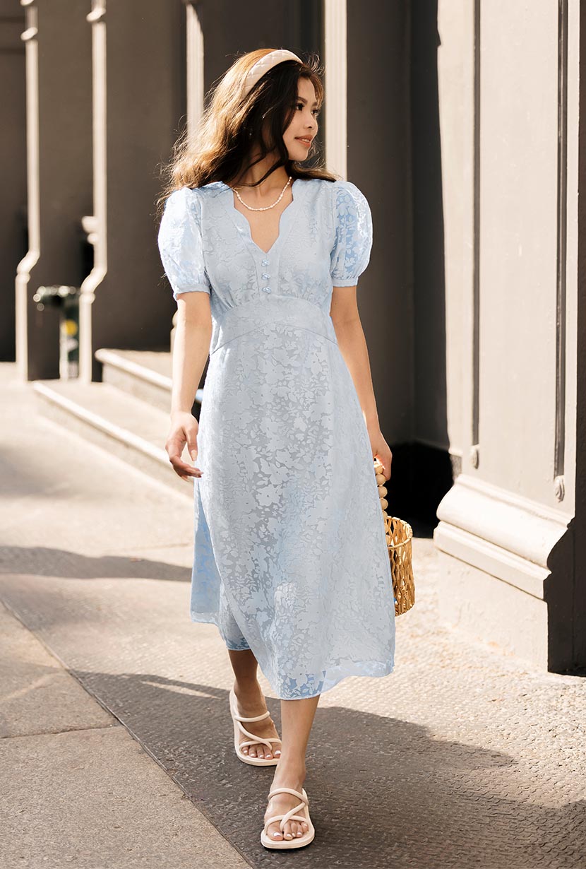 Reverie Dress | Sky Organza
