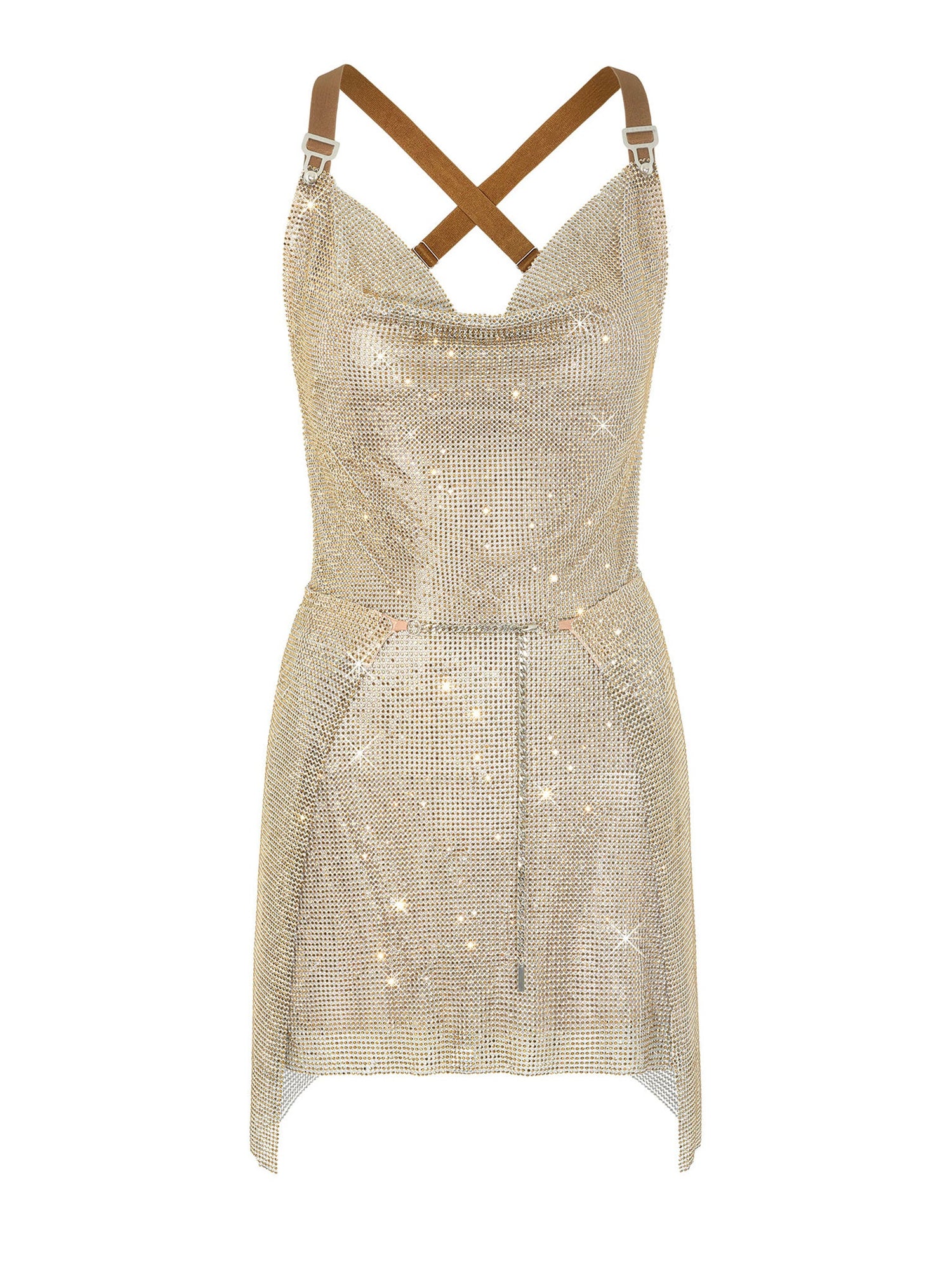 Rhinestoned Adrianne Dress | Long Island