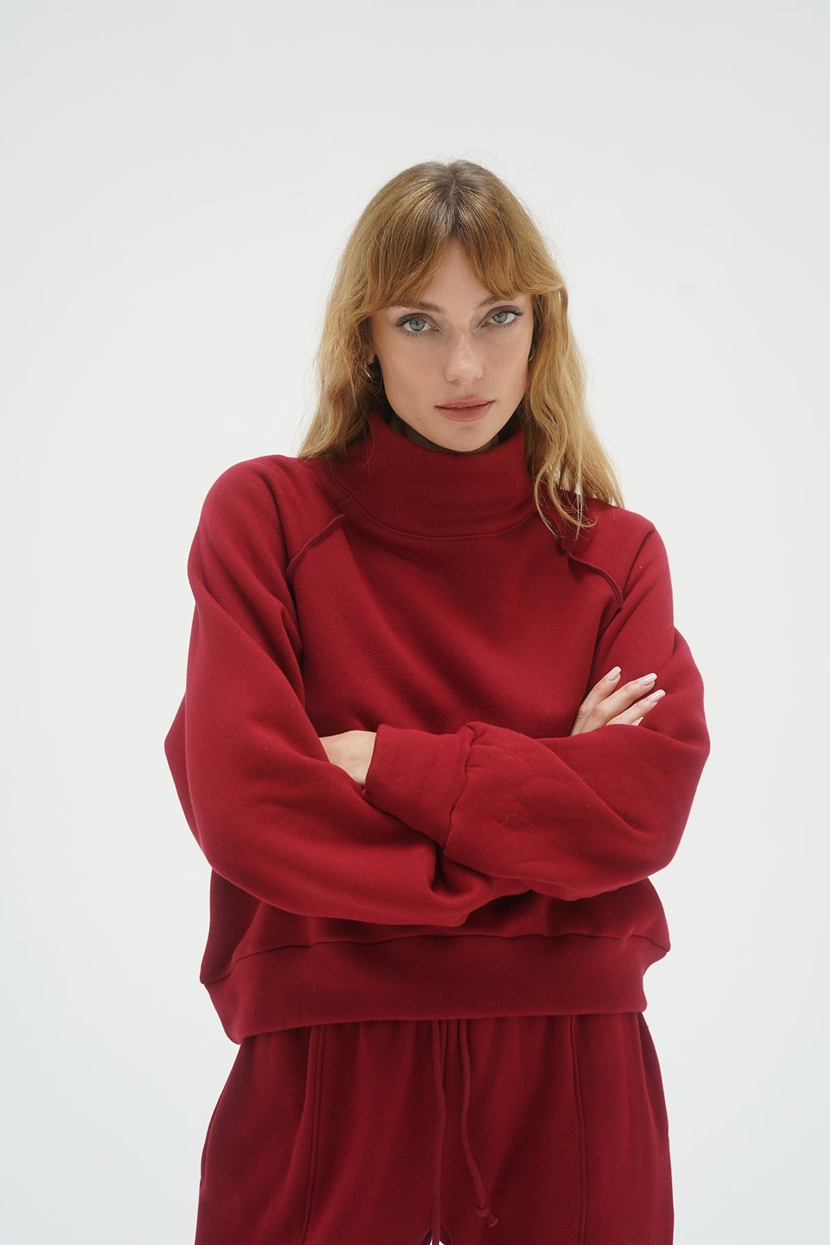 Women | Rhodes Fleece Pullover | Oxblood