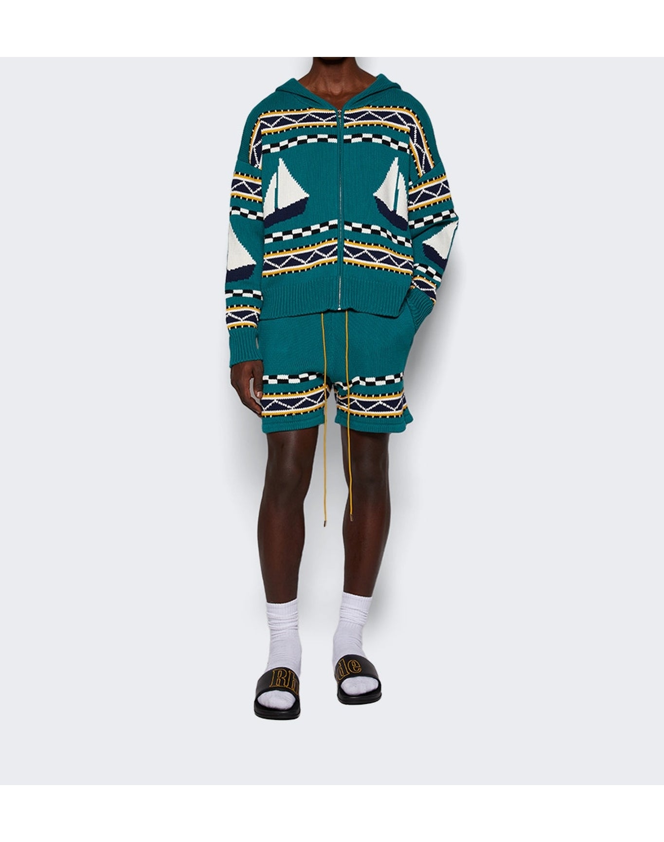 Rhude | Men | Bateau Short | Emerald x Crème