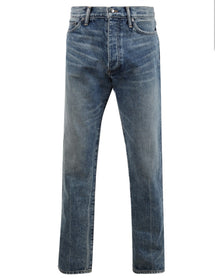 Rhude | Men | Classic Whisker Detail Jean | Indigo Blue
