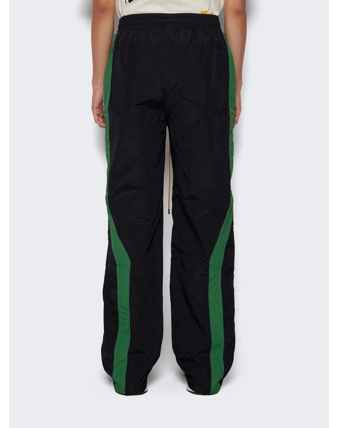 Rhude | Men | Color Block Track Pant | Black x White