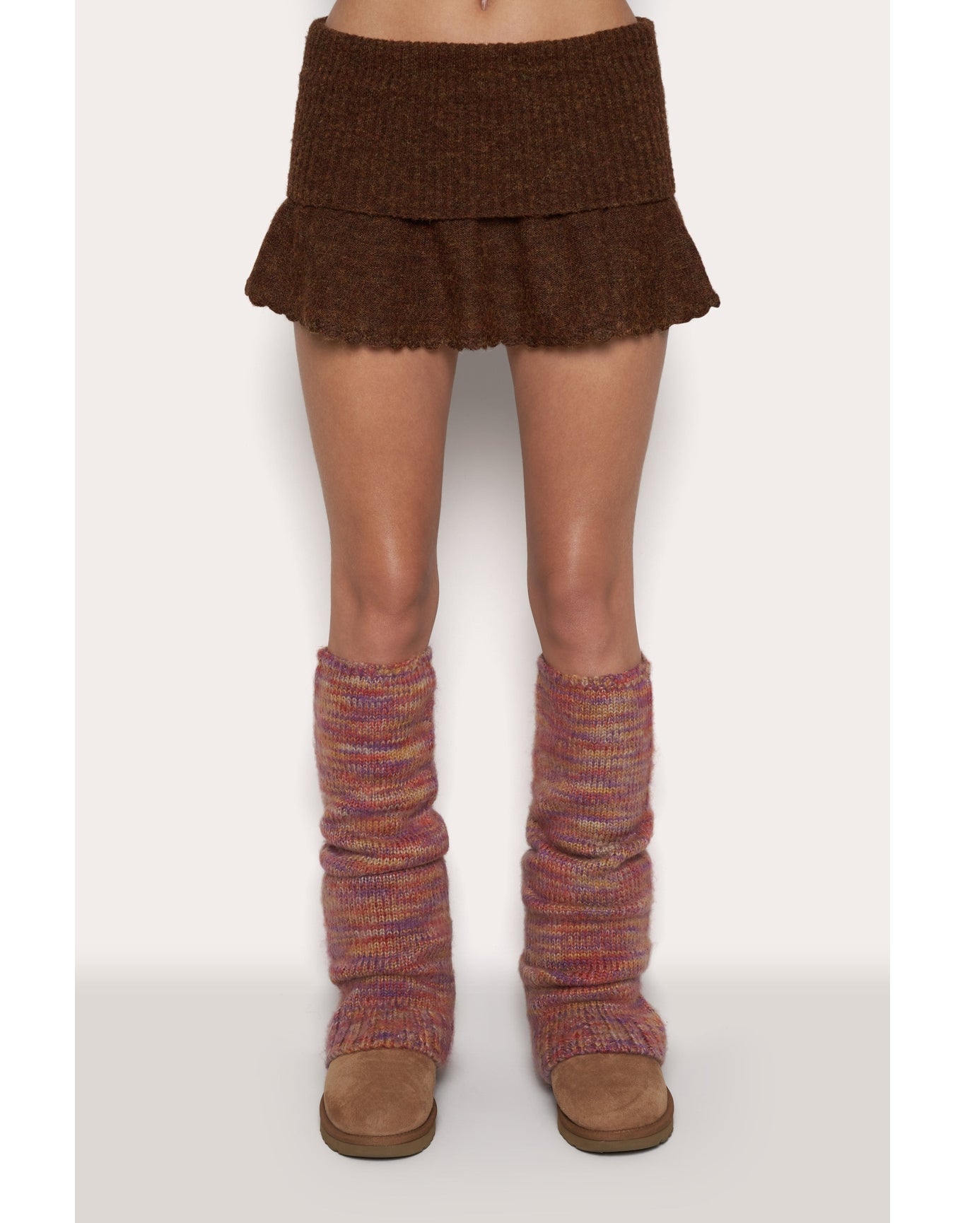 Rib Trim Relaxed Leg Warmer | Prisma