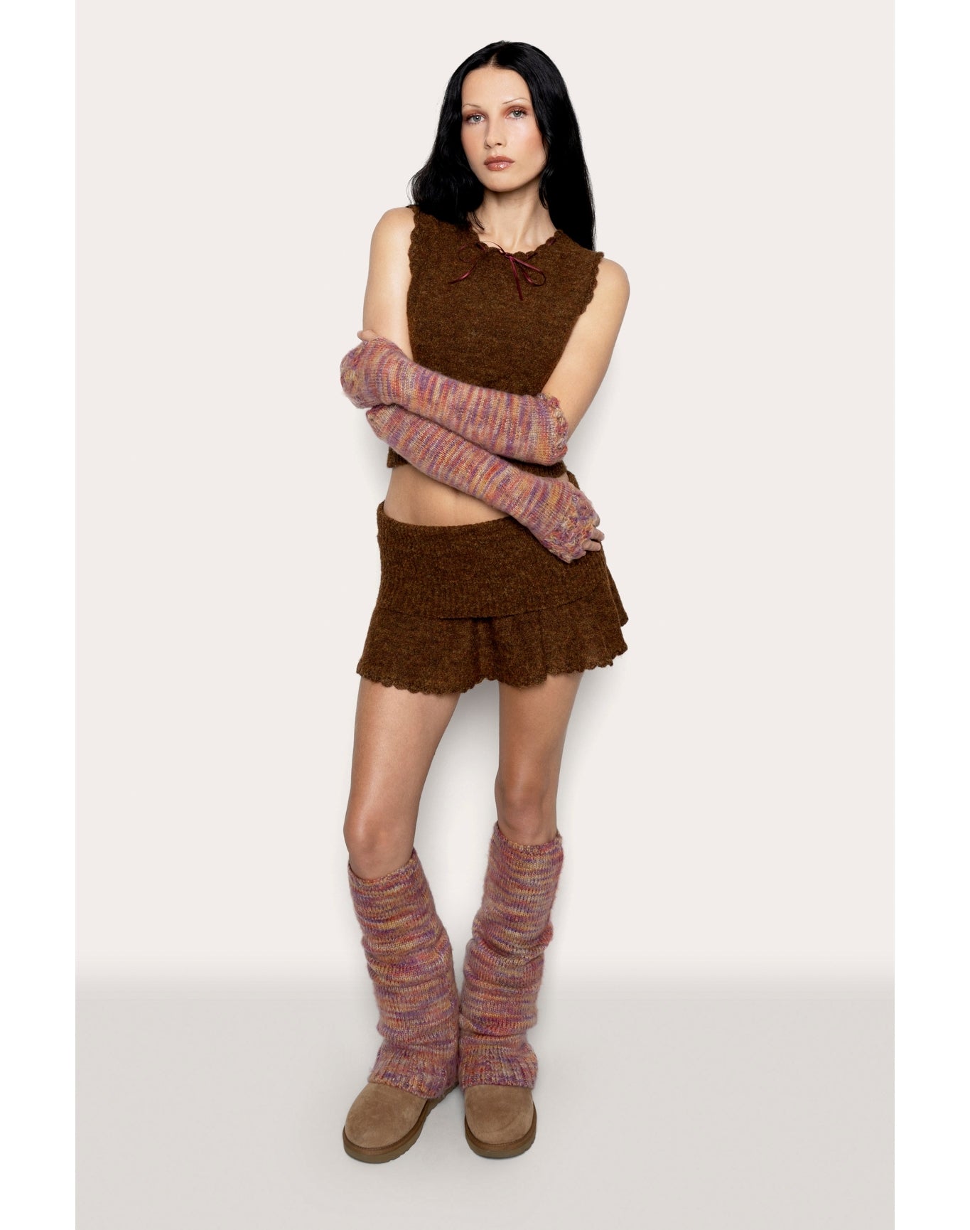 Rib Trim Relaxed Leg Warmer | Prisma