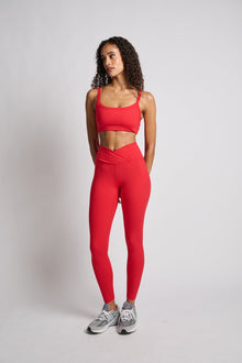 Women | Year of Ours | Ribbed Bralette 2.0 | Cherry