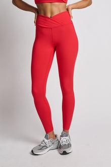 Women | Year of Ours | Ribbed Veronica Legging | Cherry