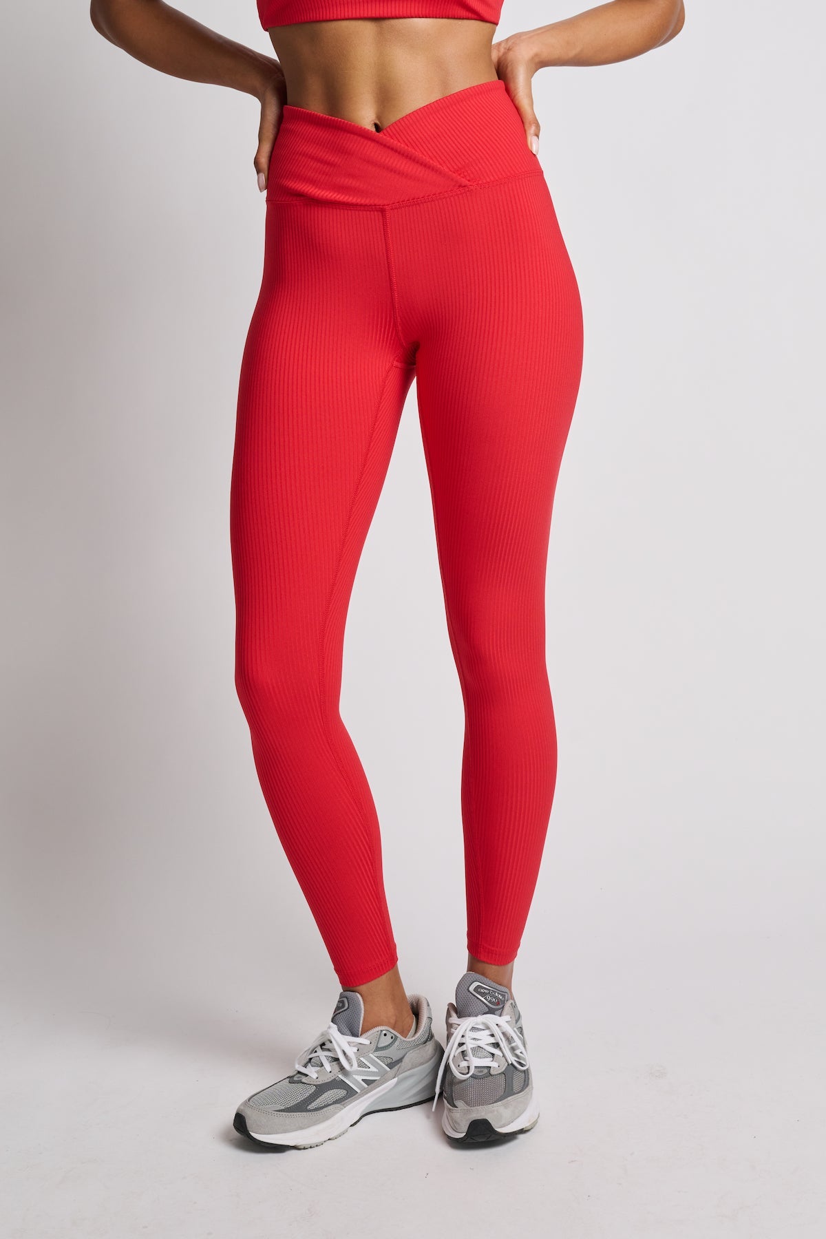 Women | Year of Ours | Ribbed Veronica Legging | Cherry