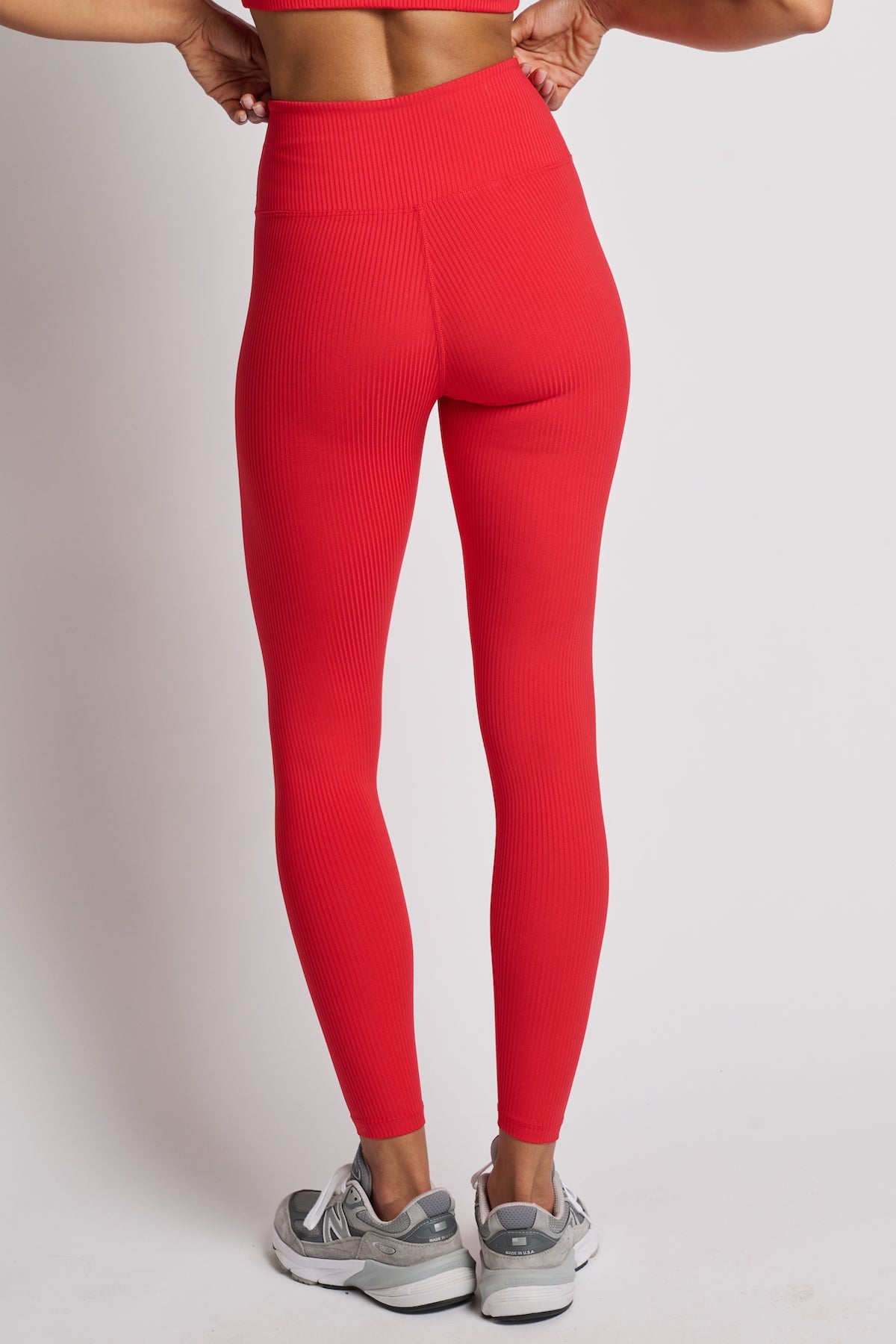 Women | Year of Ours | Ribbed Veronica Legging | Cherry