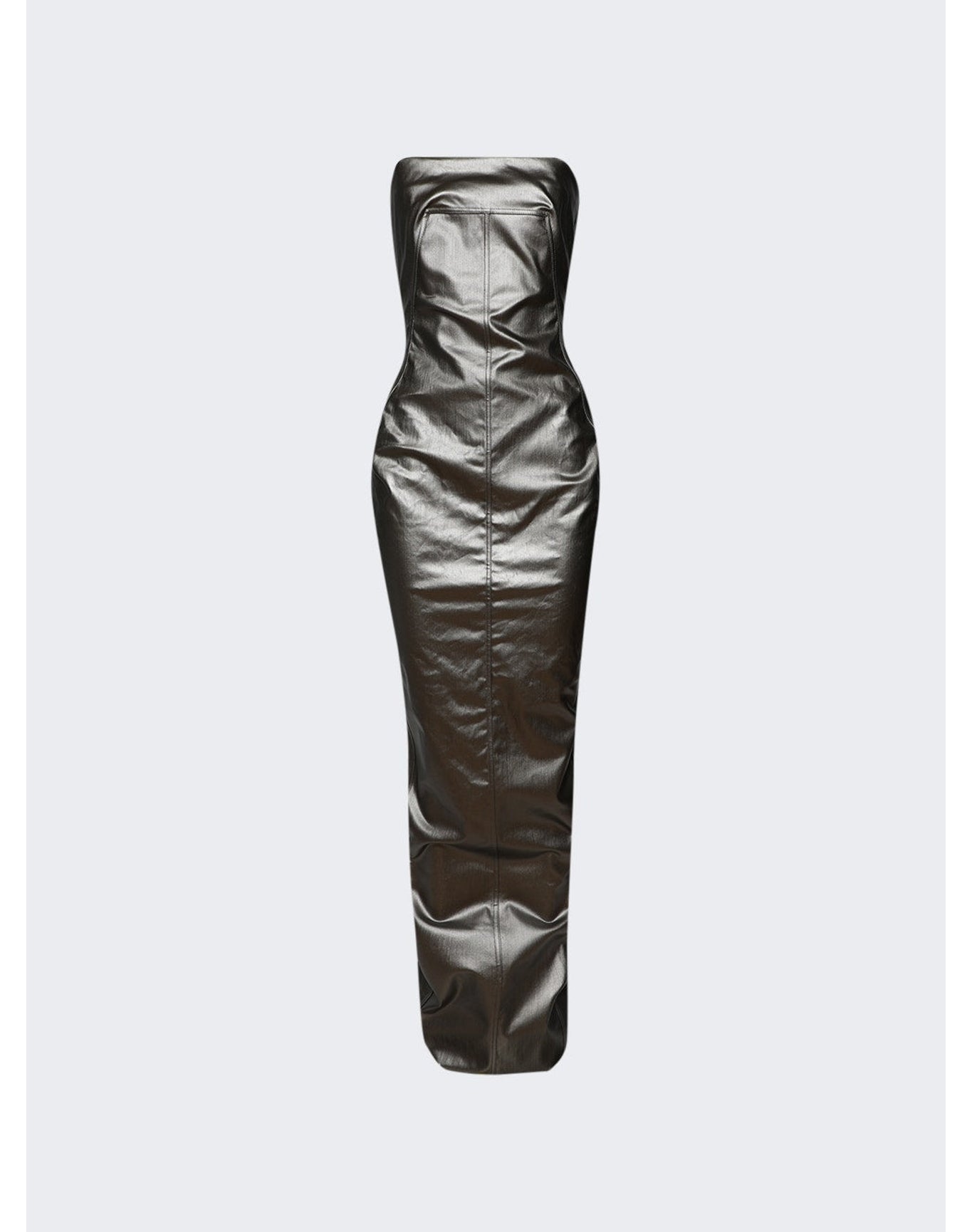 Rick Owens | Women | Bustier Gown | Gun Metal