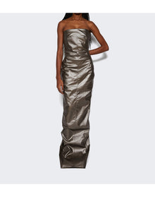 Rick Owens | Women | Bustier Gown | Gun Metal