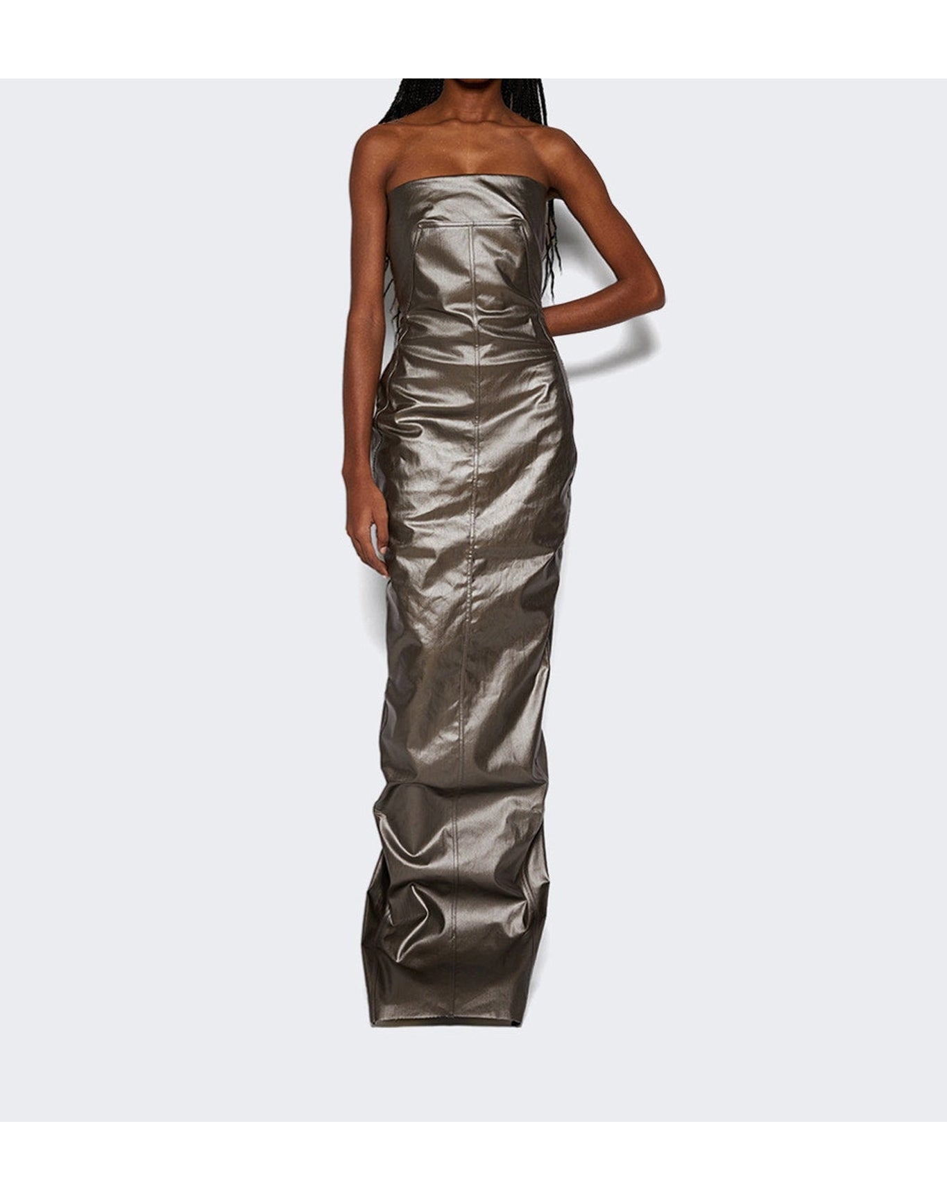 Rick Owens | Women | Bustier Gown | Gun Metal