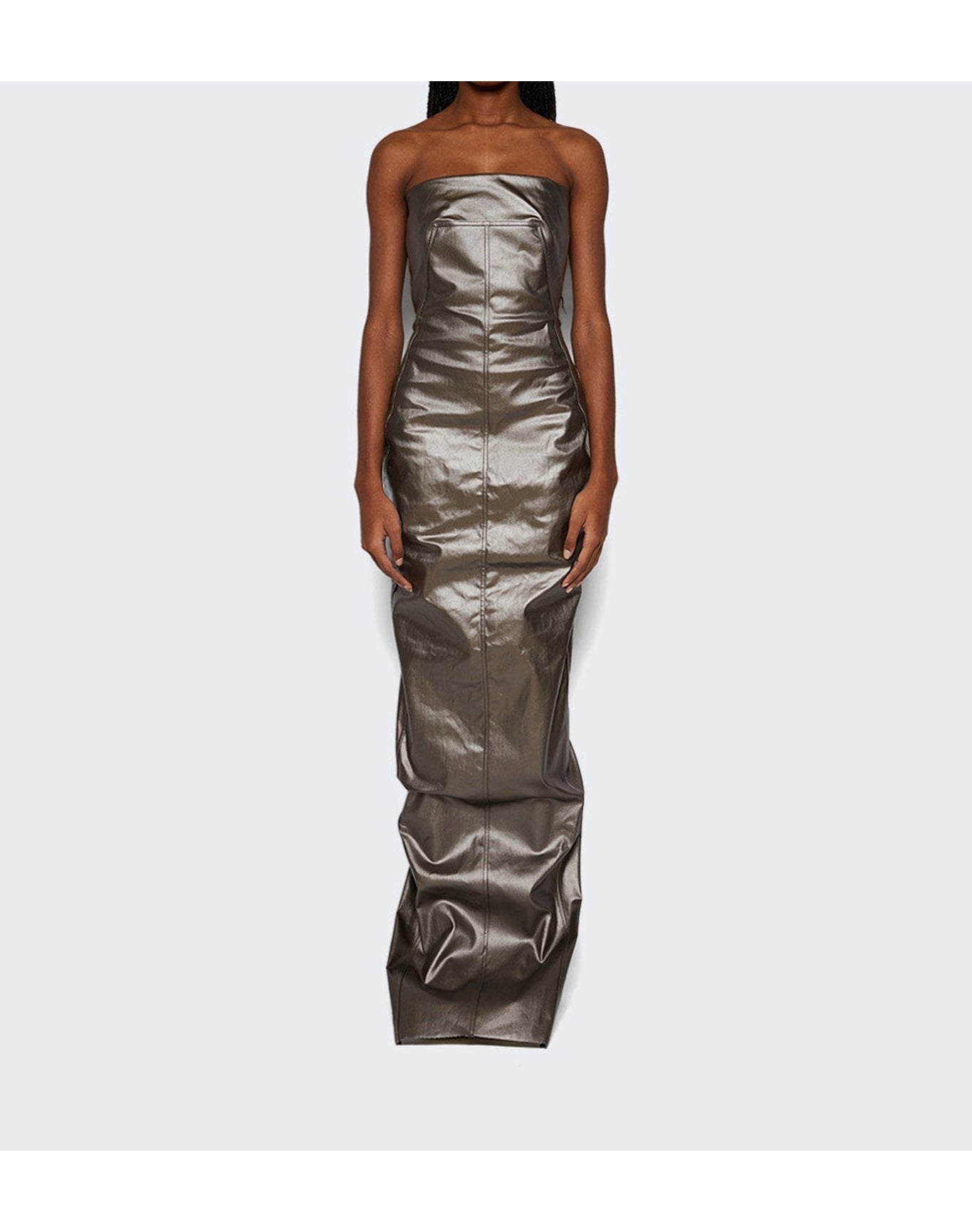 Rick Owens | Women | Bustier Gown | Gun Metal