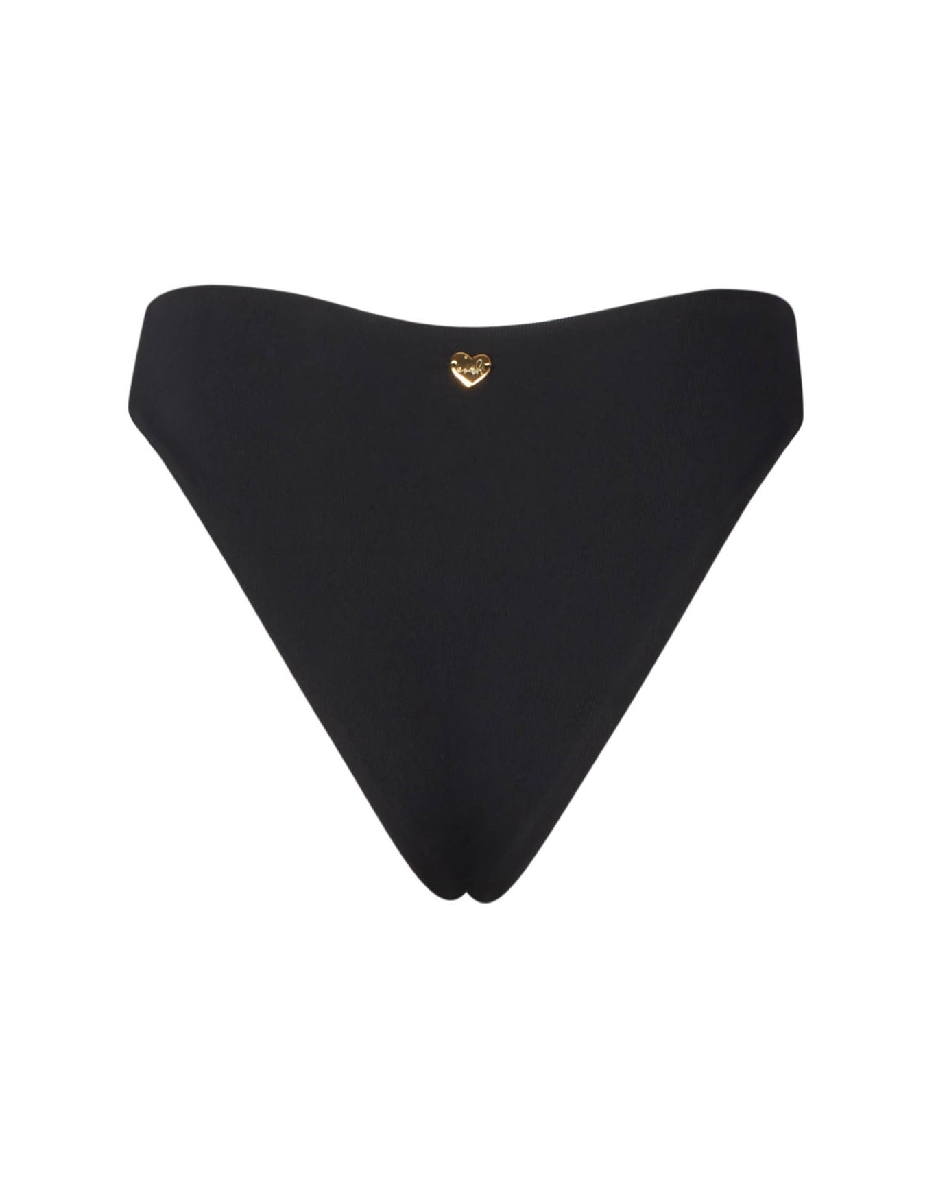 Riley Ribbed High Waisted Bottom | Black