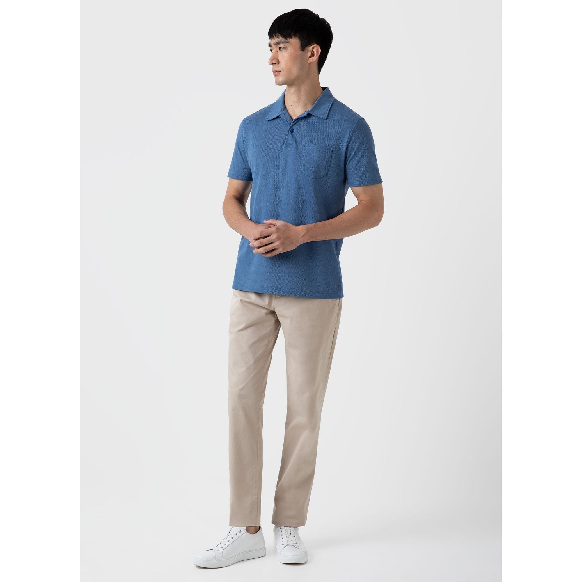 Riviera Polo Shirt | Men | Bluestone