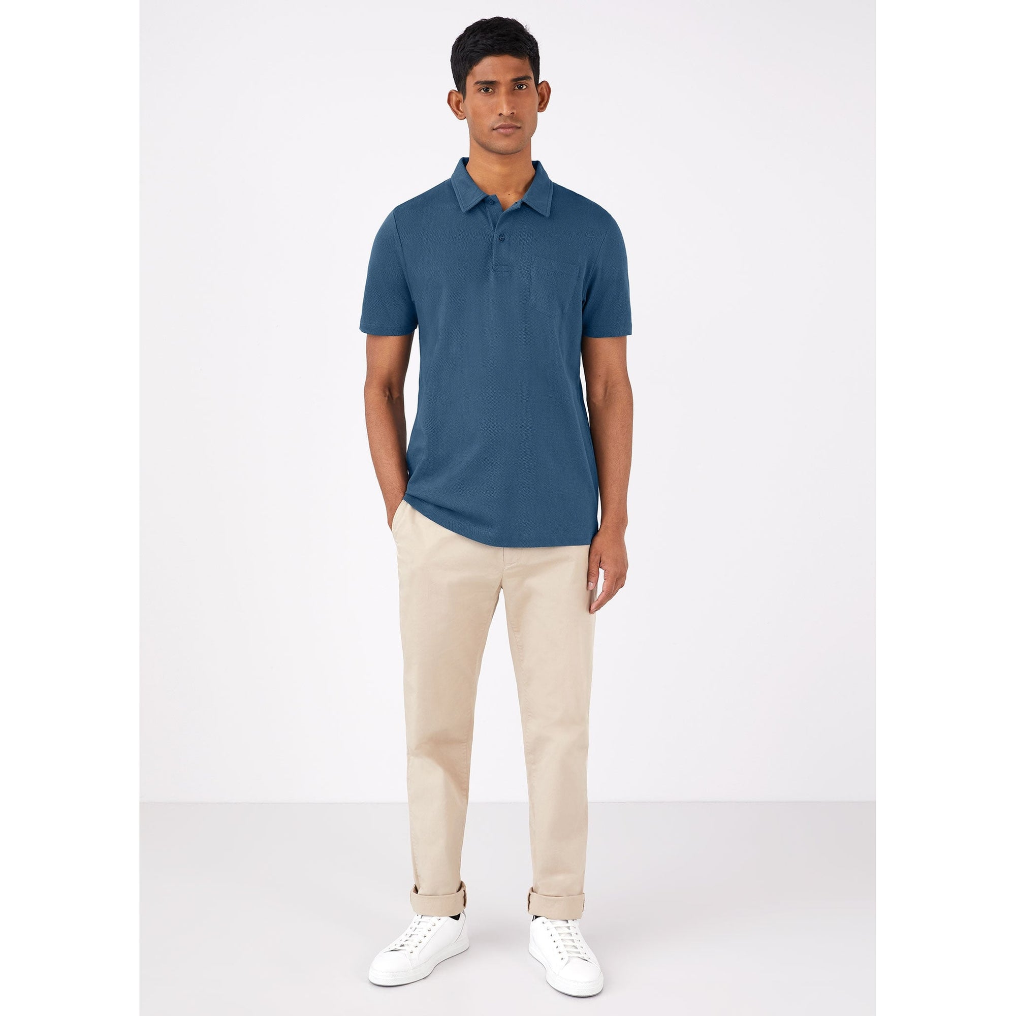 Riviera Polo Shirt | Men | Teal