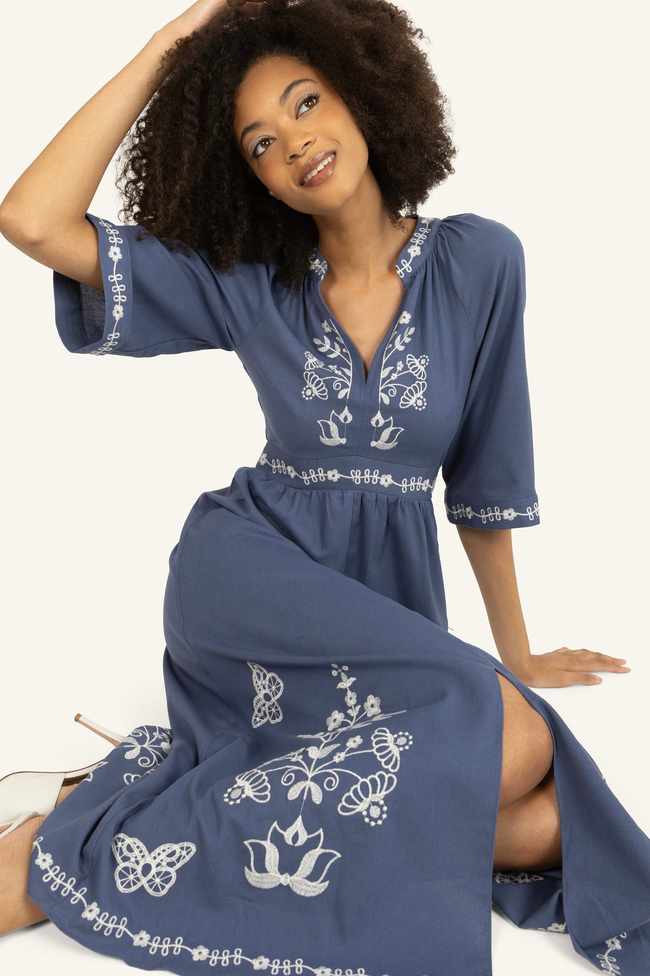 nordstrom blue and white dress Women's Blue Dresses