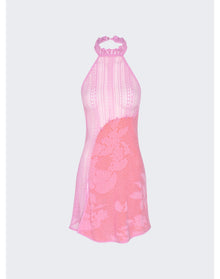 Roberta Einer | Women | Sleek Sheer Mini Dress | Pink