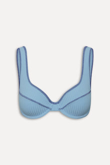 Romeo Underwire Bikini Top - Blue Vanilla