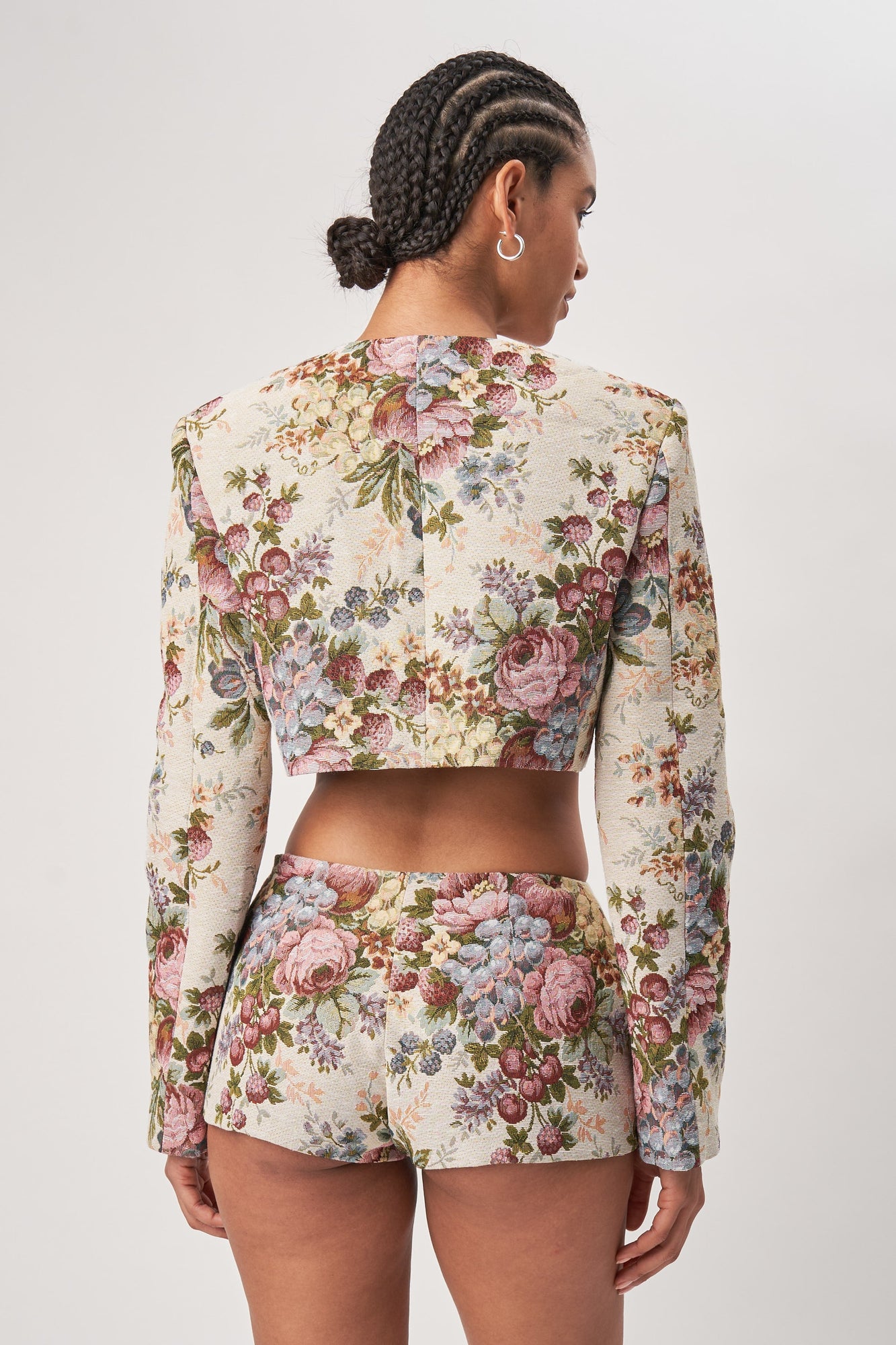 Kamena Jacket | Sand Multi Floral