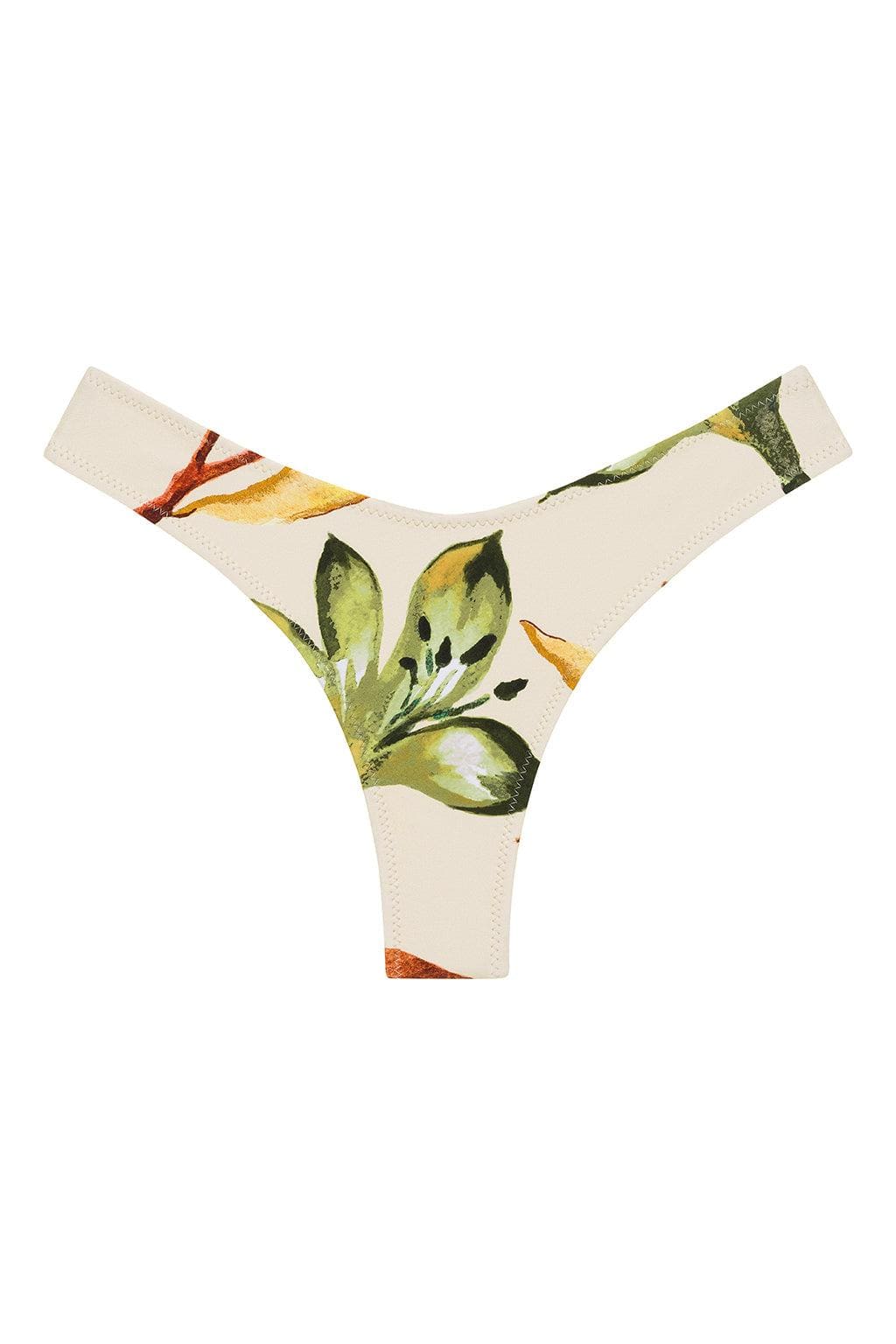 Added Coverage Lulu (Zig-Zag Stitch) Bikini Bottom | Rooted Floral
