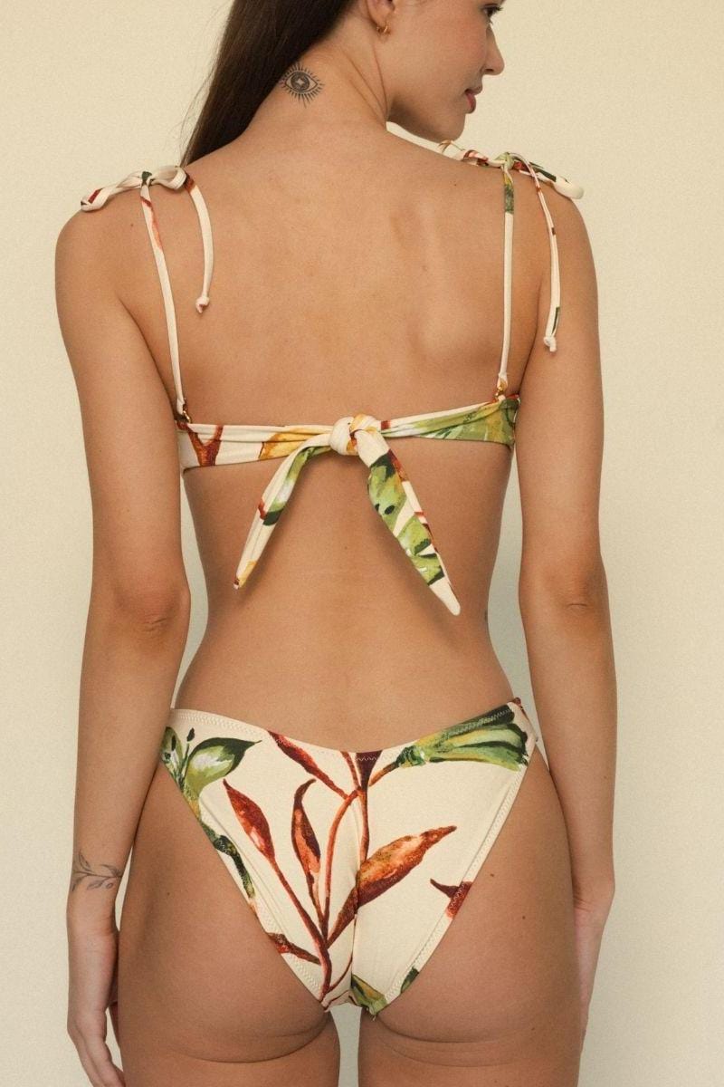 Added Coverage Lulu Bikini Bottom | Rooted Floral