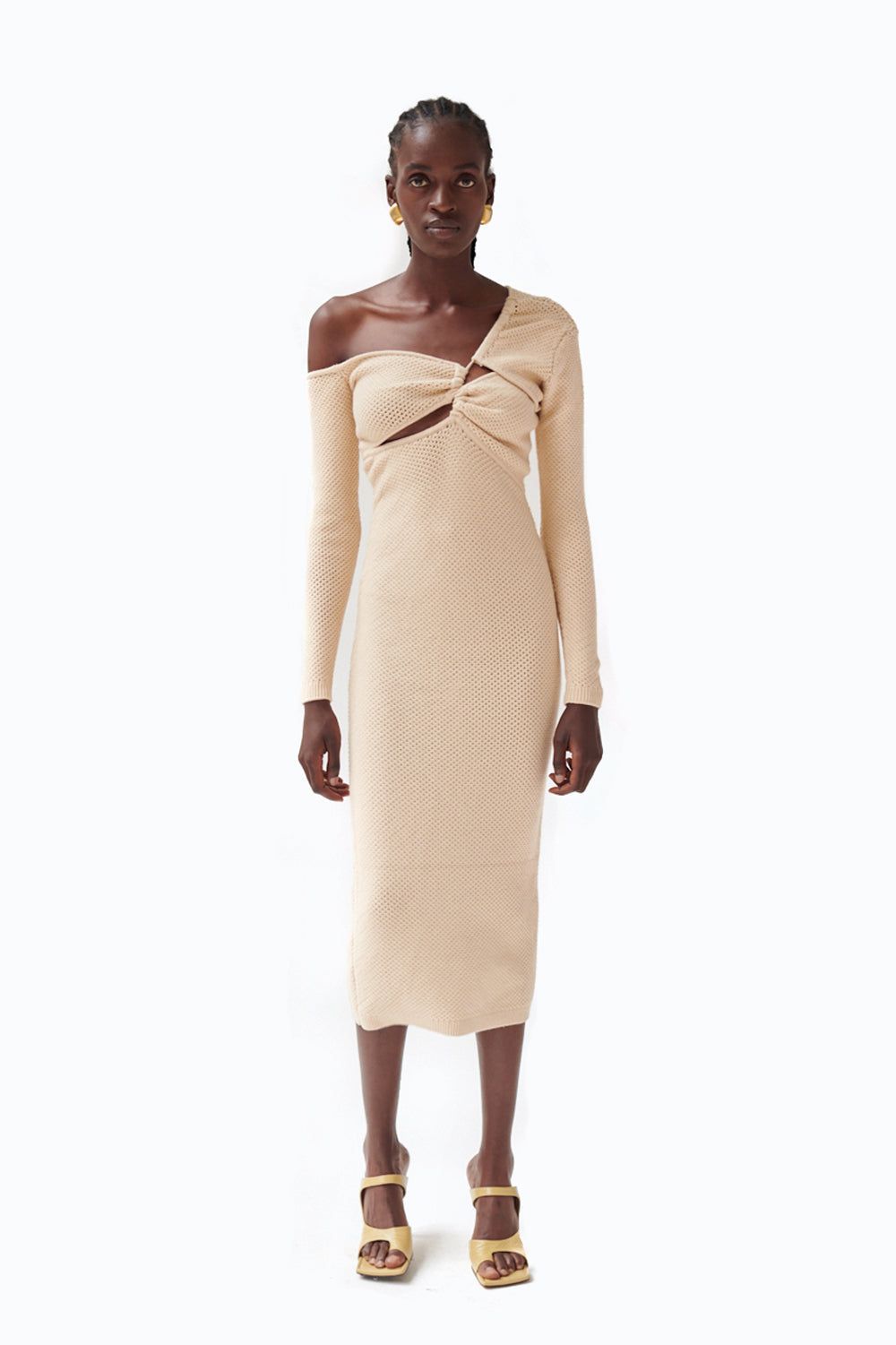 Rosemary Knit Dress | Cream