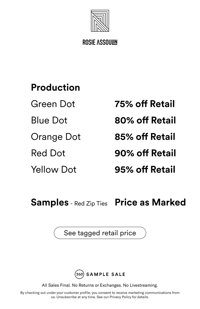 Price table