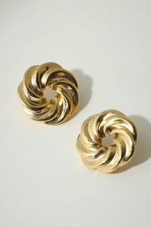 The Round Textured Studs | 18Kt Gold Plated Brass