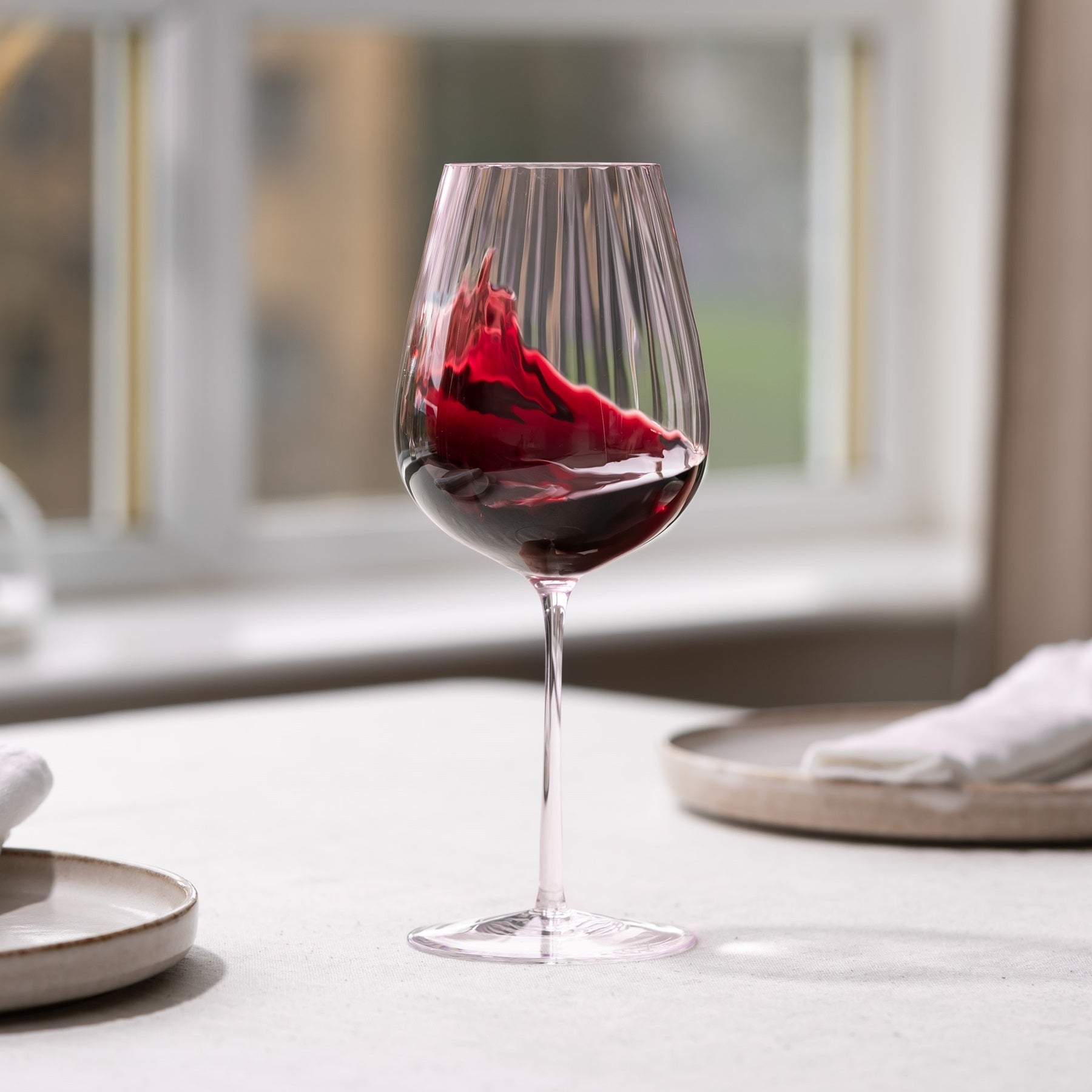 Round Up Red Wine Glasses | Dusty Rose | Set of 2