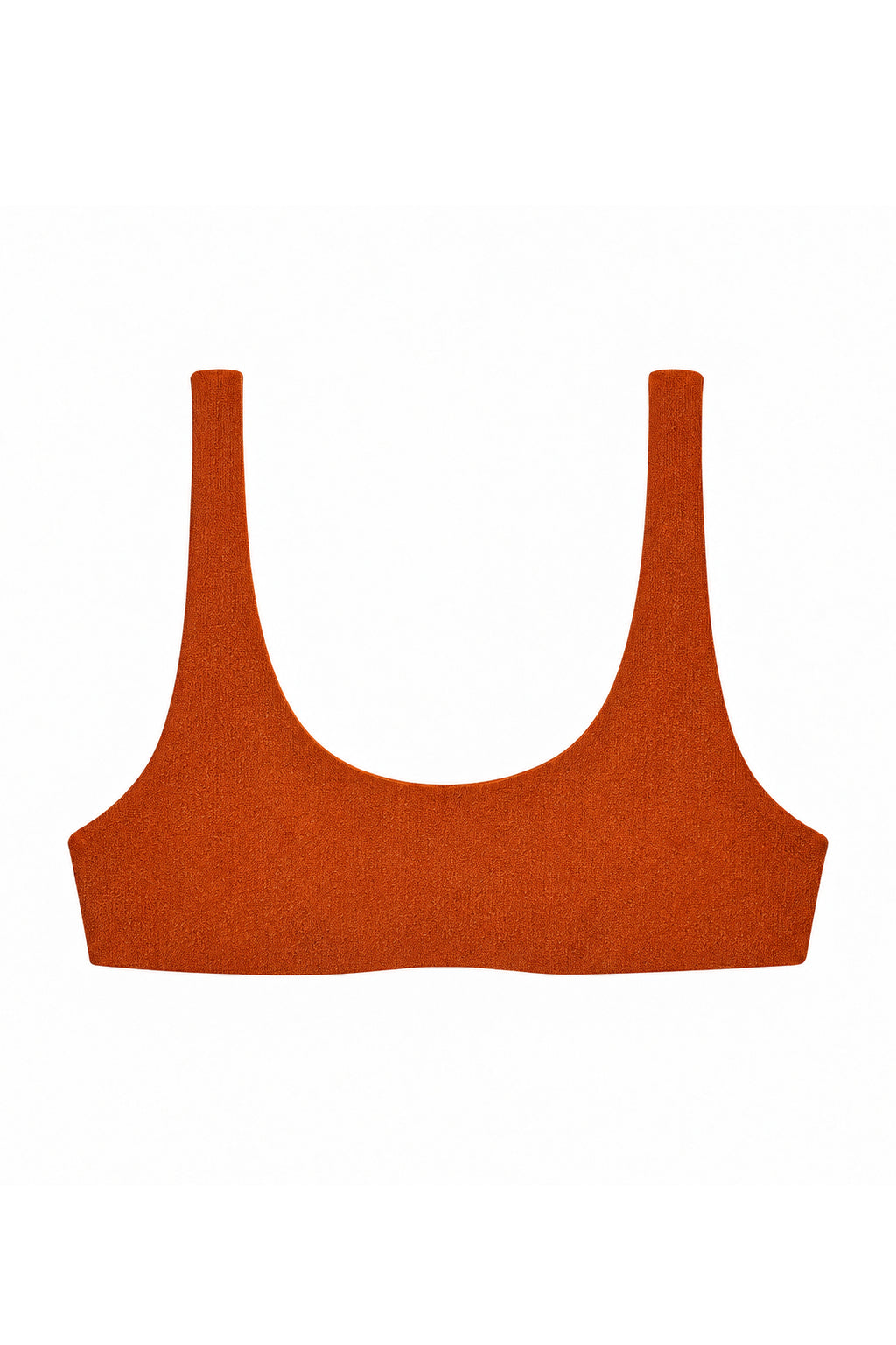 Rounded Edges Top | Copper Terry Sheen