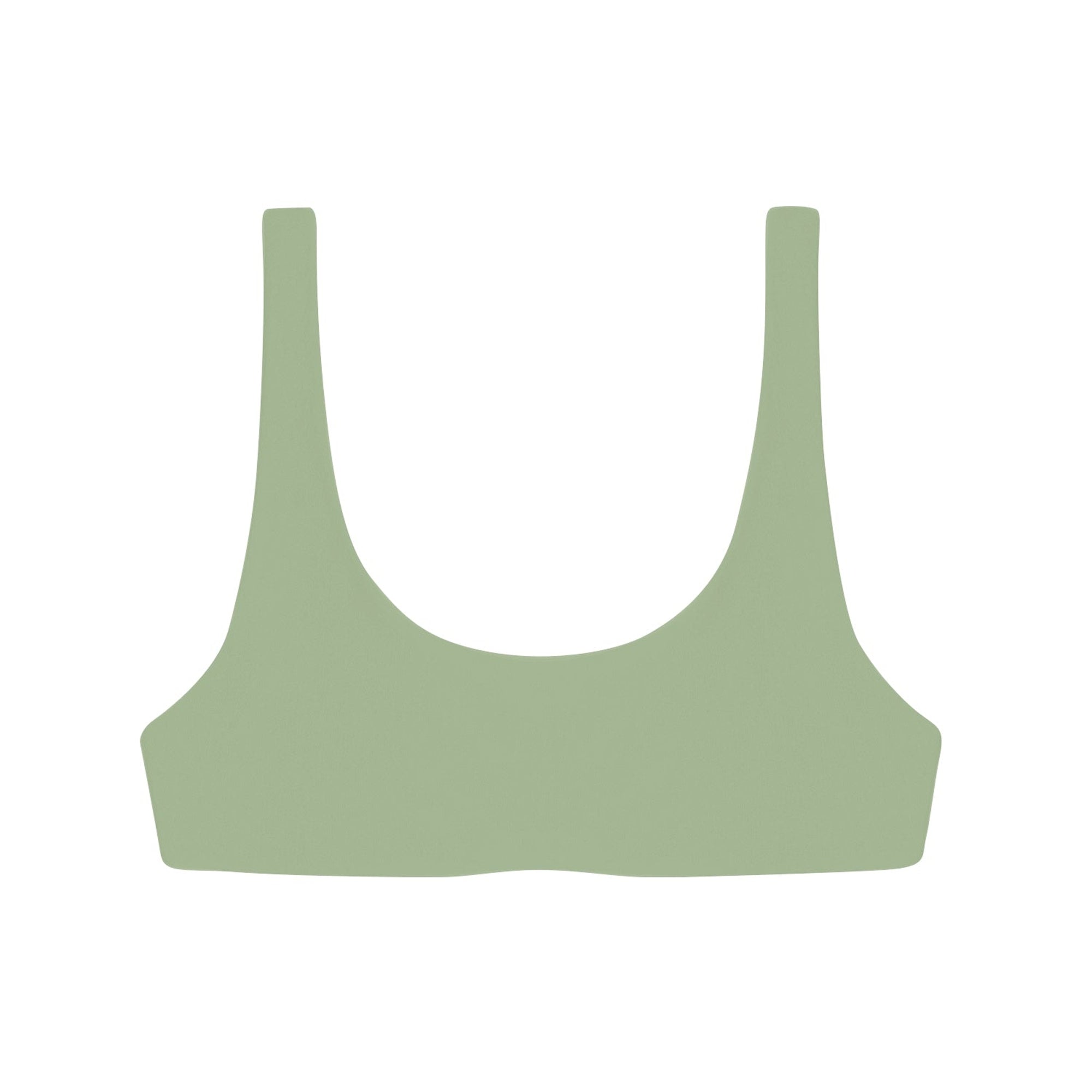 Rounded Edges Top | Olive Matte