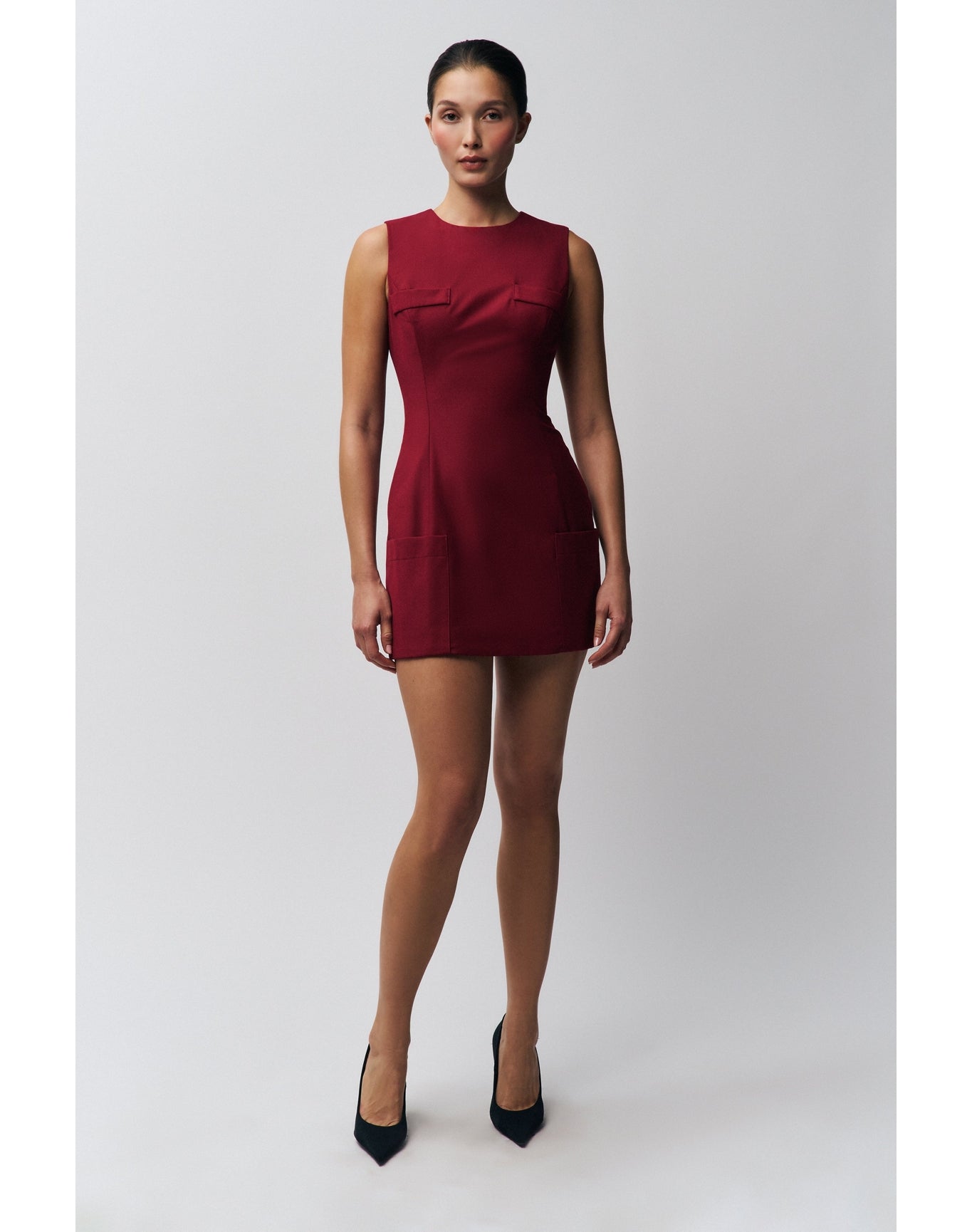 Rowan Dress | Deep Red