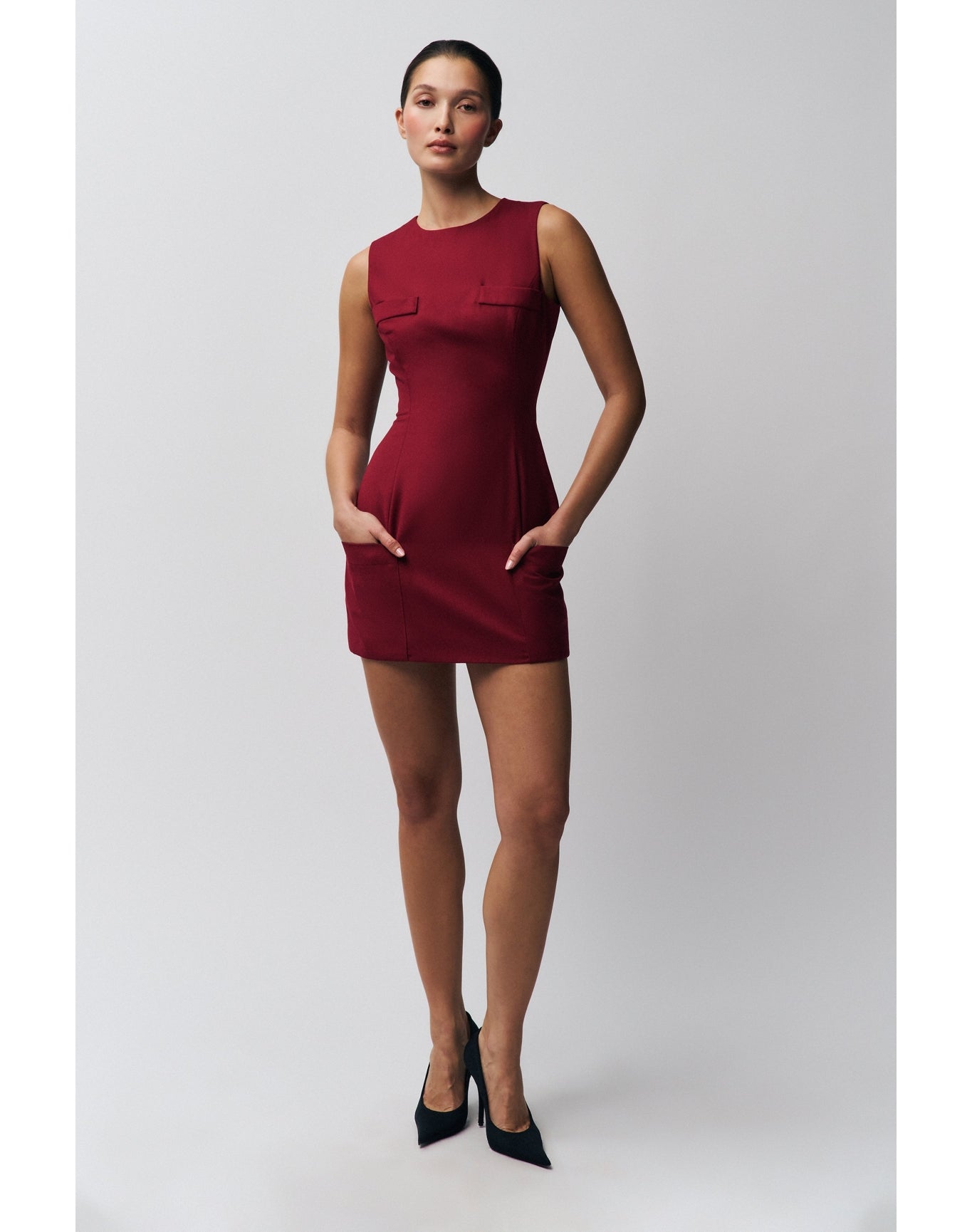 Rowan Dress | Deep Red