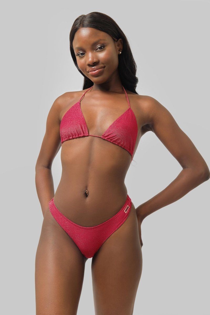 Women | Martini Triangle Top | Ruby Shimmer