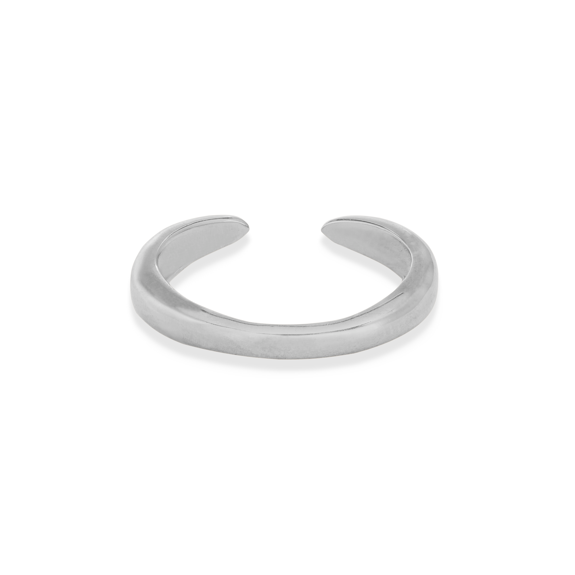 Pinky Pinch Ring | 10K Solid White Gold