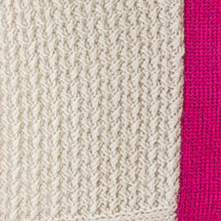 Womens | Zoe Sweater | Ivory/Shocking Pink