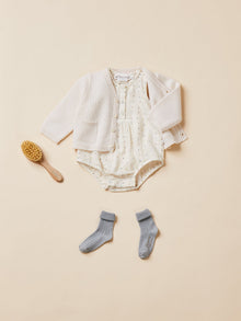 Boy | Nico Romper | Apple Green