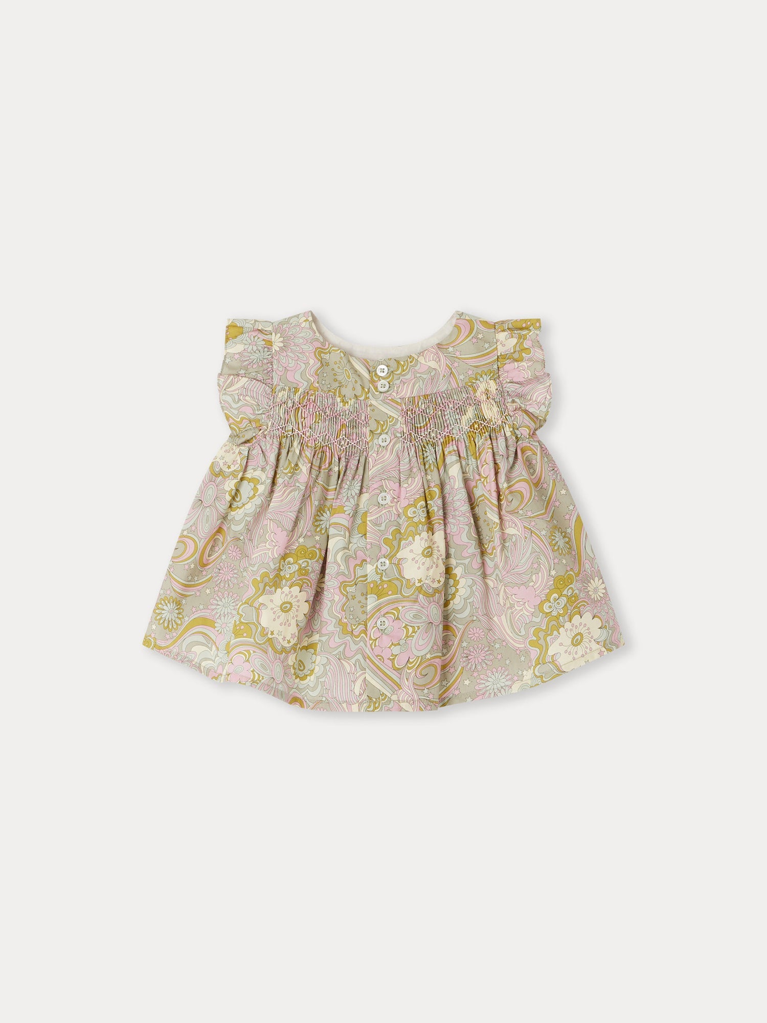 Bonpoint Blouse Naomie Violet 3A 【公式通販】