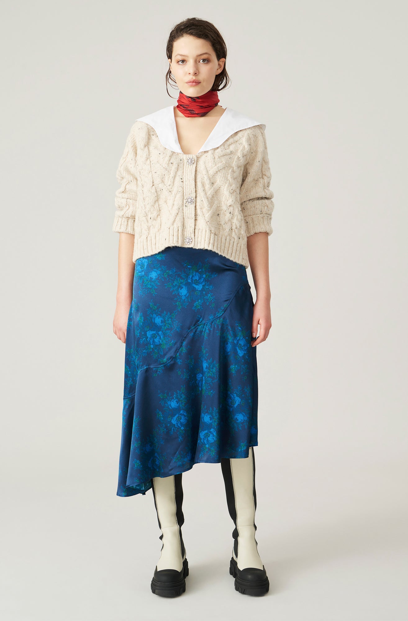 High Chelsea Boot | Oyster Gray