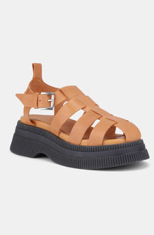 Creepers Creepers Grid Sandal | Tannin