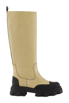 Cleated High Tubular Boot | Sand