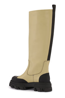 Cleated High Tubular Boot | Sand